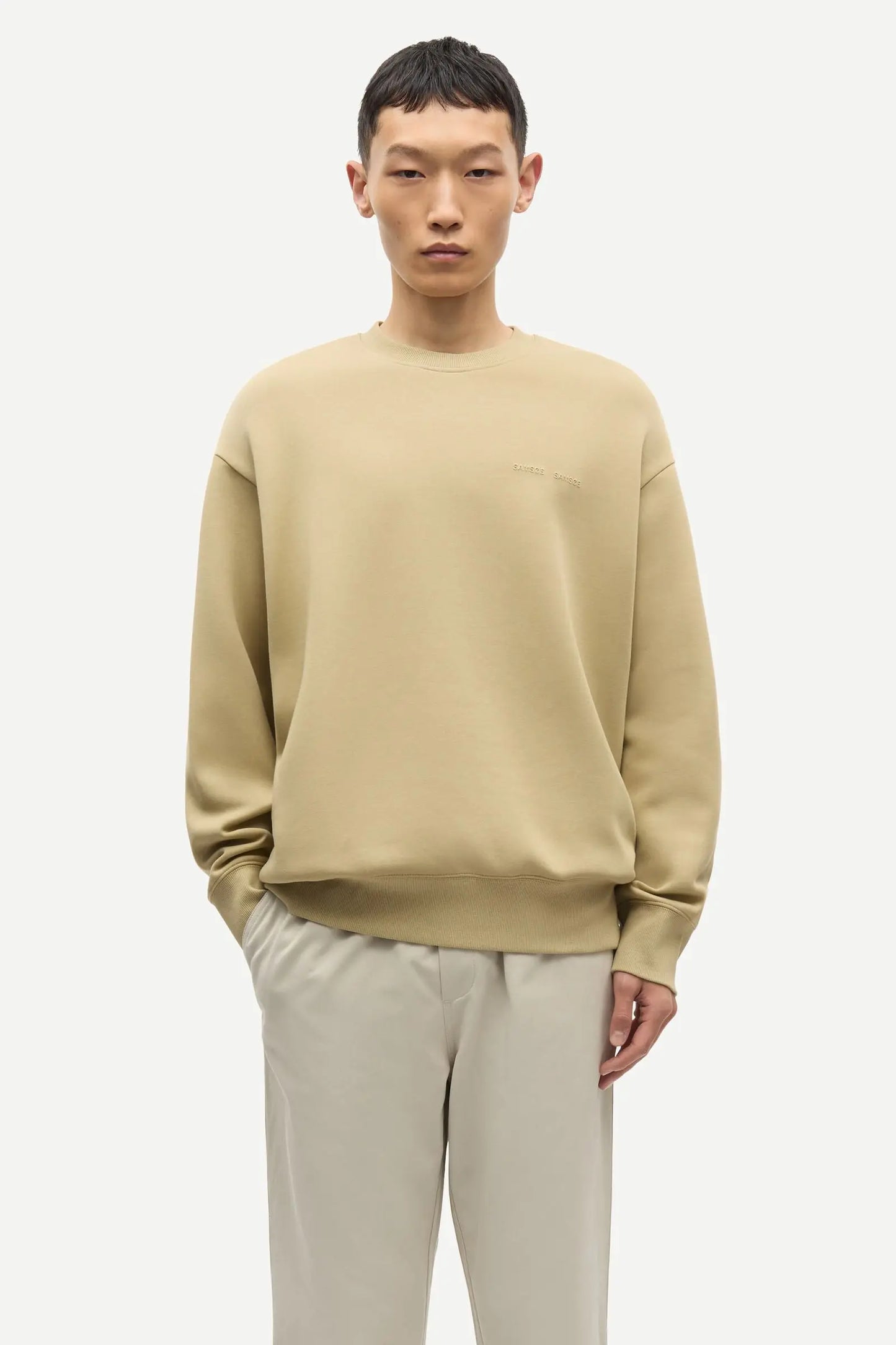 Samsøe Samsøe Saethan Crewneck - Olive Gray