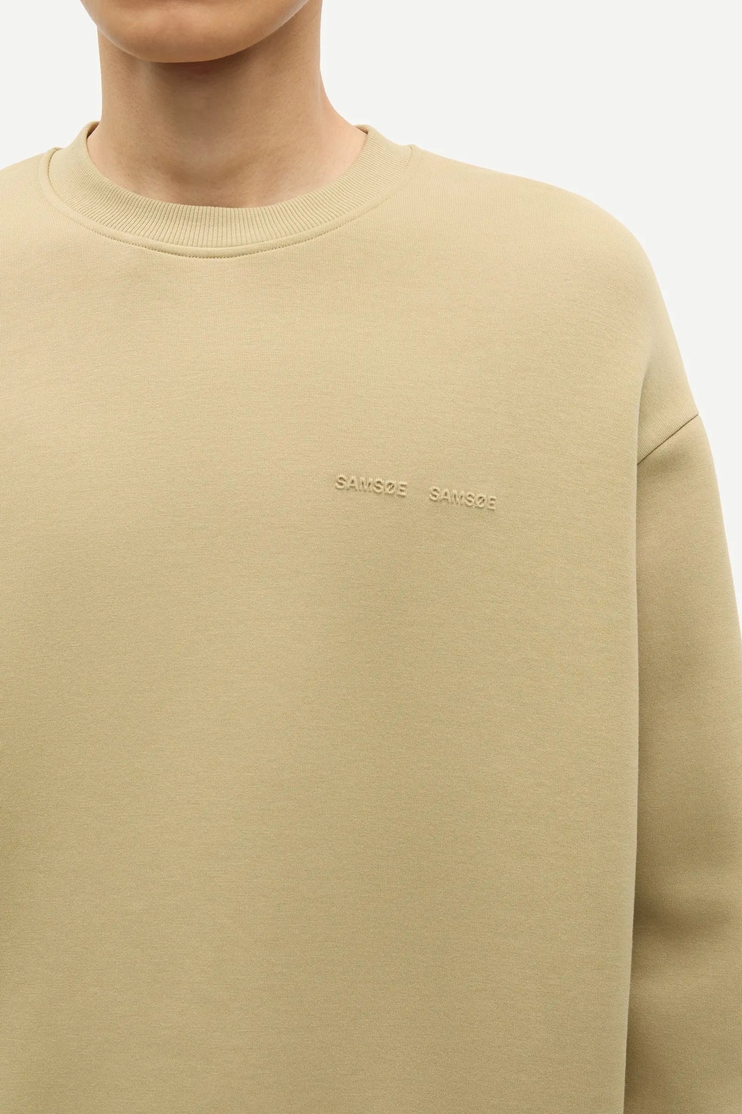 Samsøe Samsøe Saethan Crewneck - Olive Gray