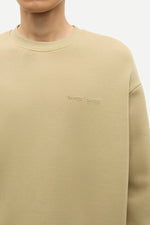 Samsøe Samsøe Saethan Crewneck - Olive Gray – afbeelding 2