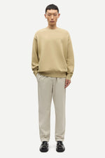 Samsøe Samsøe Saethan Crewneck - Olive Gray – afbeelding 4