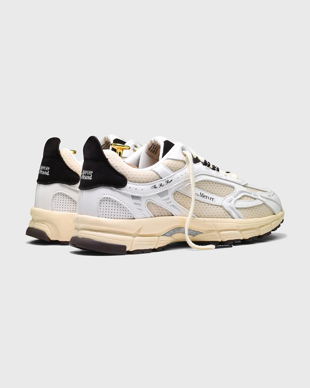 Mercer The Re-Run Vintage Nappa - White/Brown