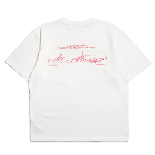 The Savage Report Laying Down T-Shirt - White