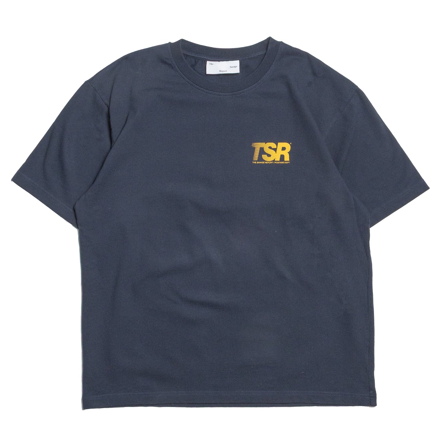 The Savage Report Stamp T-Shirt - Navy