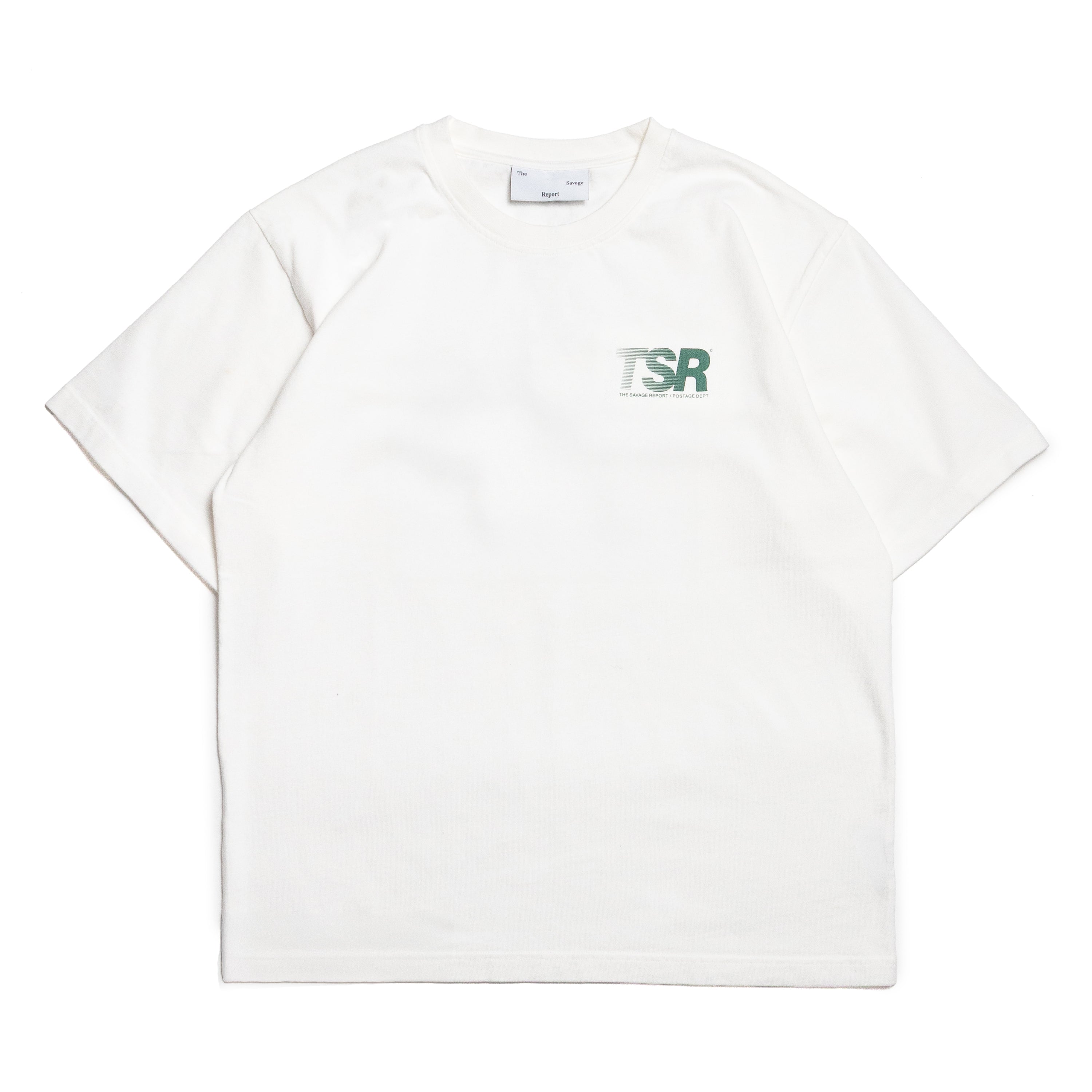 The Savage Report Stamp T-Shirt - White