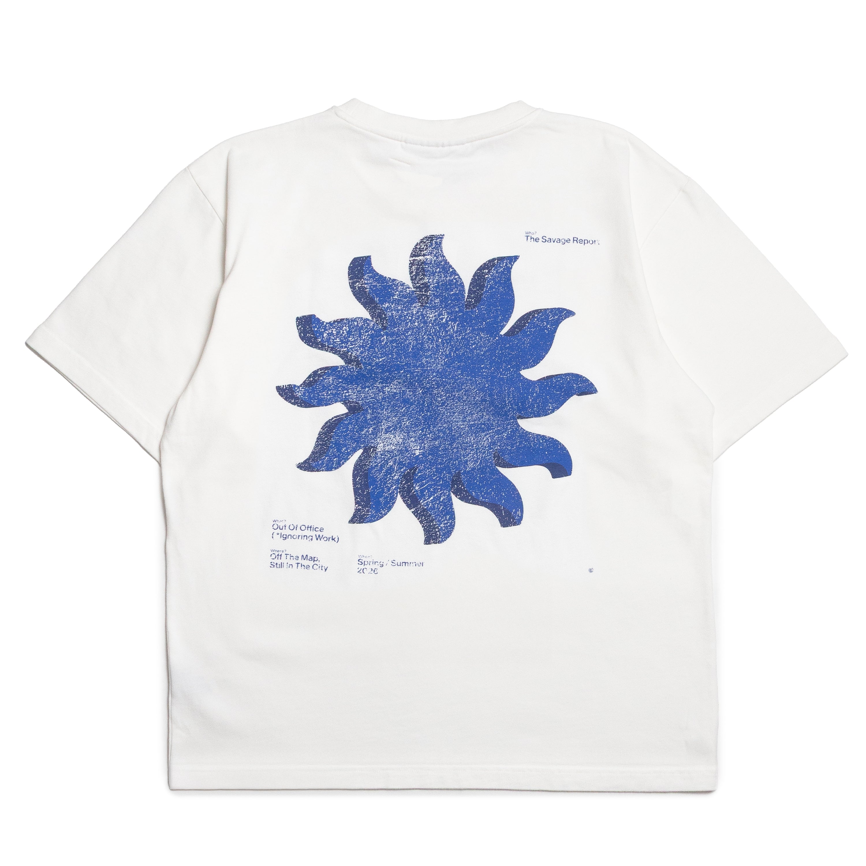The Savage Report Sun T-Shirt - White