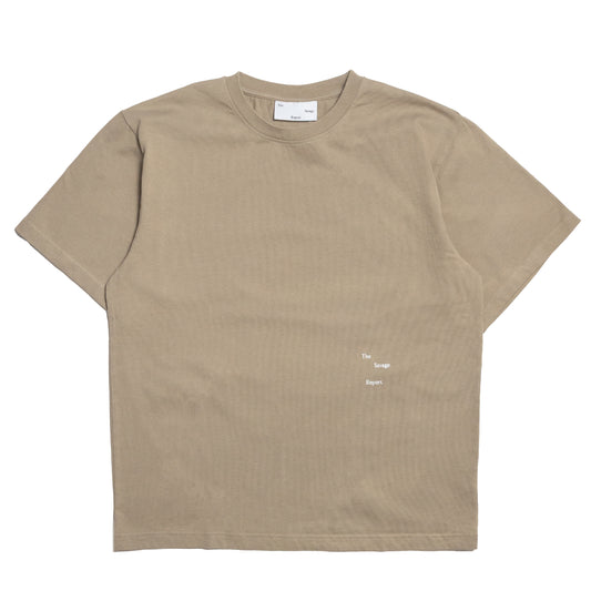 The Savage Report TSR Logo Bar T-Shirt - Silver Sage