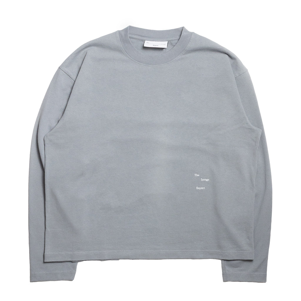 The Savage Report Logo Bar Long Sleeve - Peeble