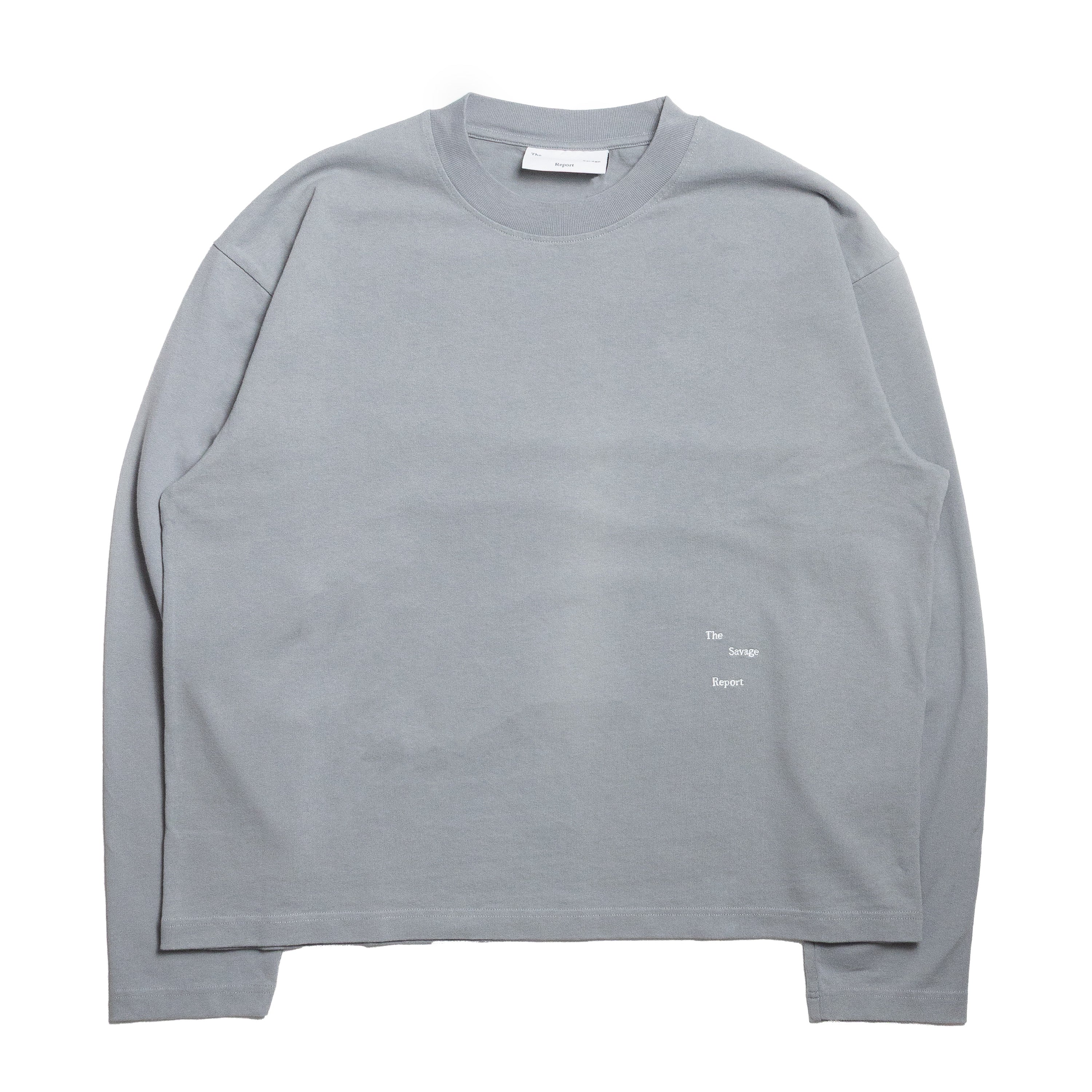 The Savage Report Logo Bar Long Sleeve - Peeble