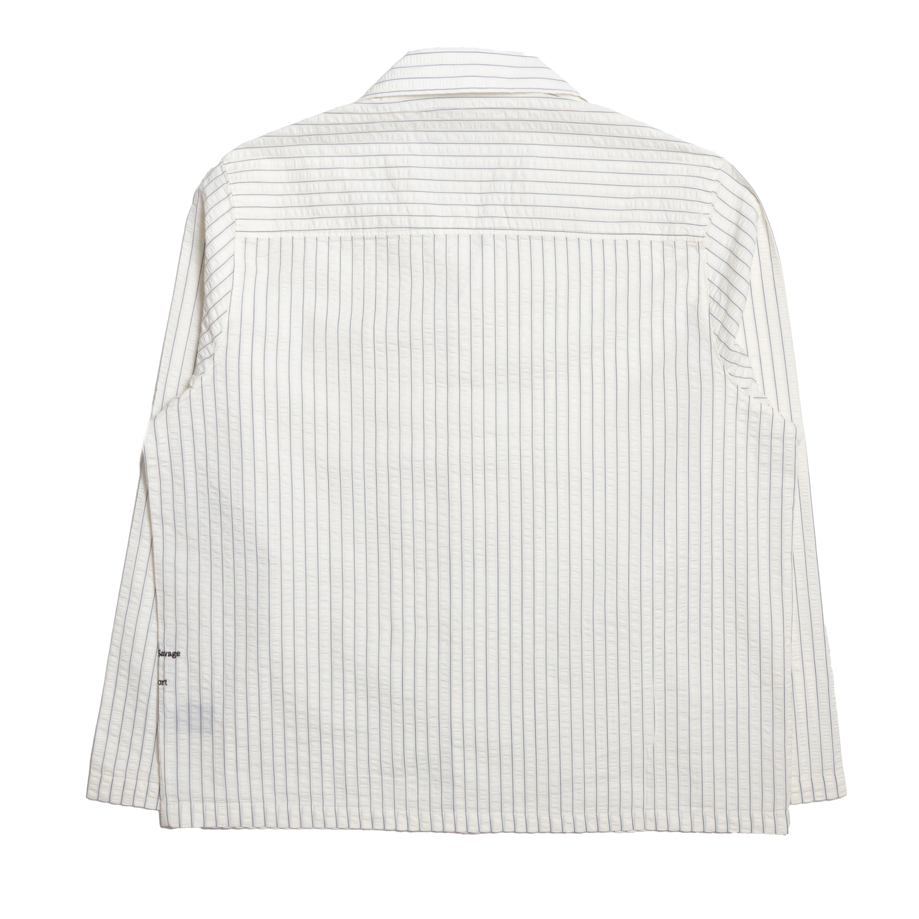 The Savage Report Striped TSR Shirt - White