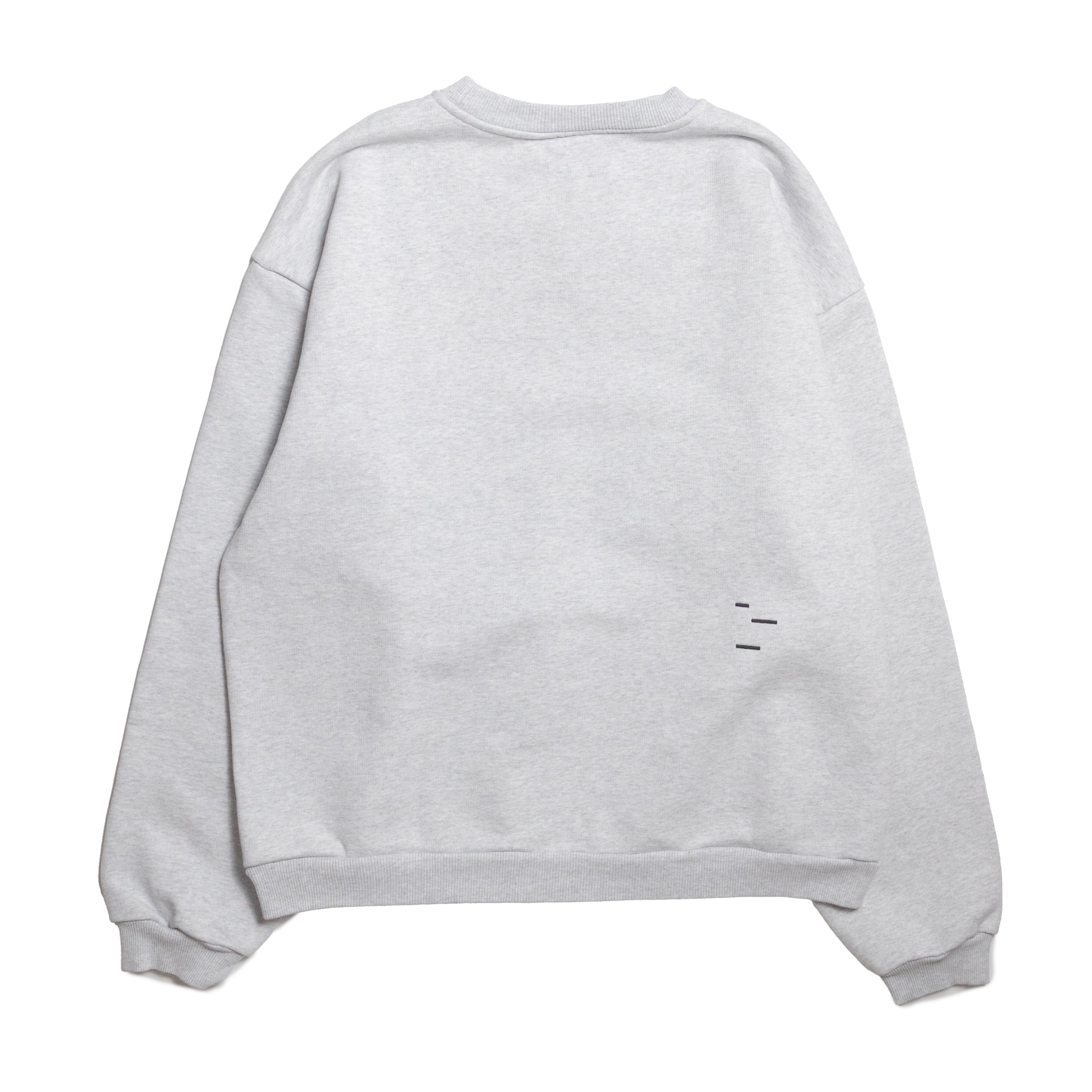 The Savage Report Logo bar sweater - Grey