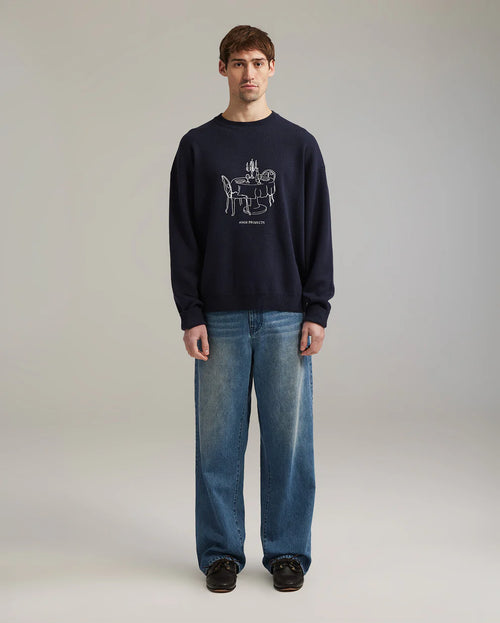 Ange Projects Bistro knit jumper - Navy