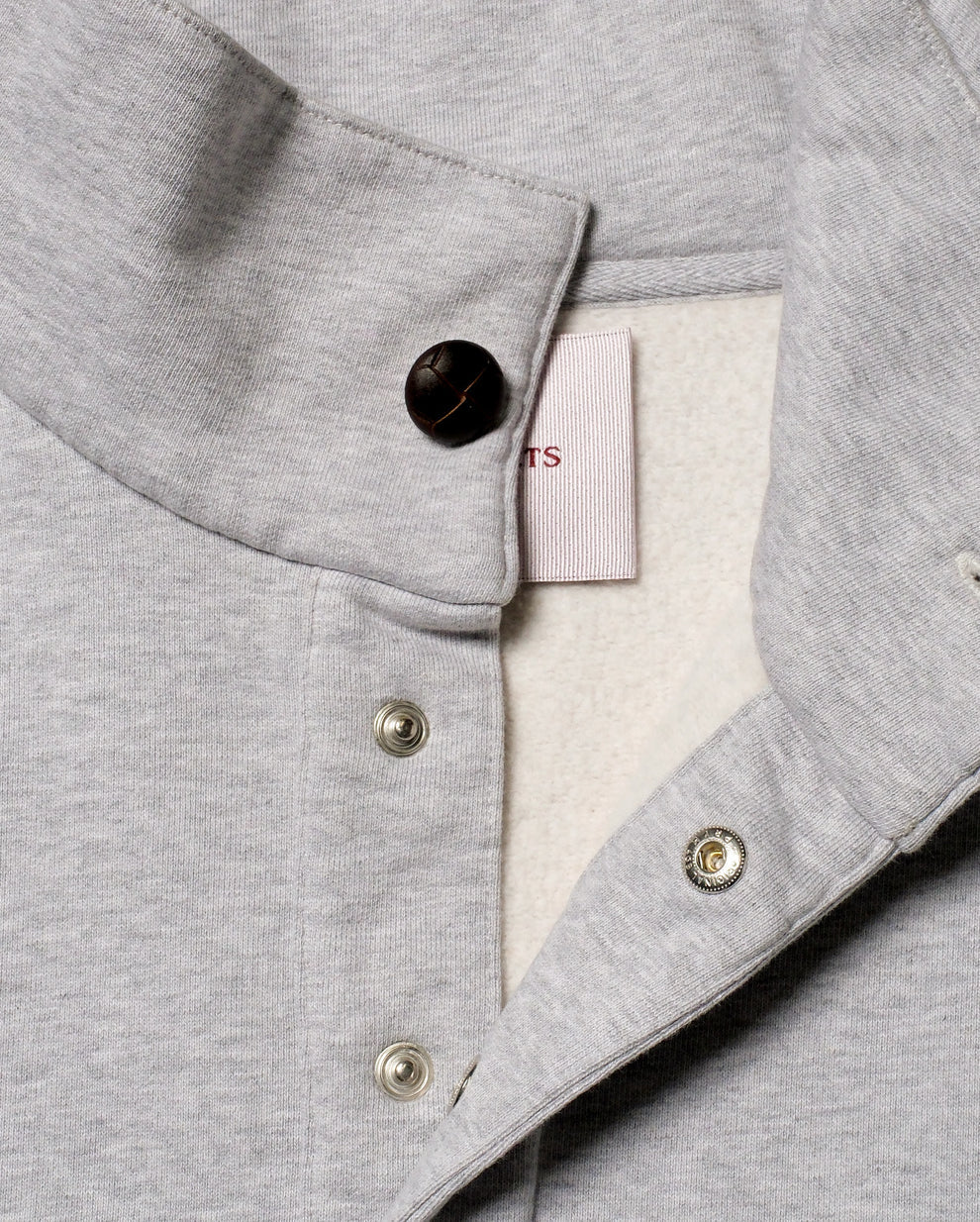 Ange Projects Button script rollneck - Heater Grey