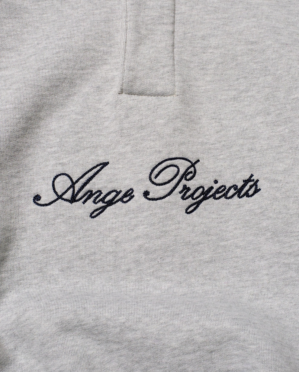 Ange Projects Button script rollneck - Heater Grey