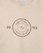 Ange Projects GOW shield adjustable crewneck - Oatmeal Melange – afbeelding 4