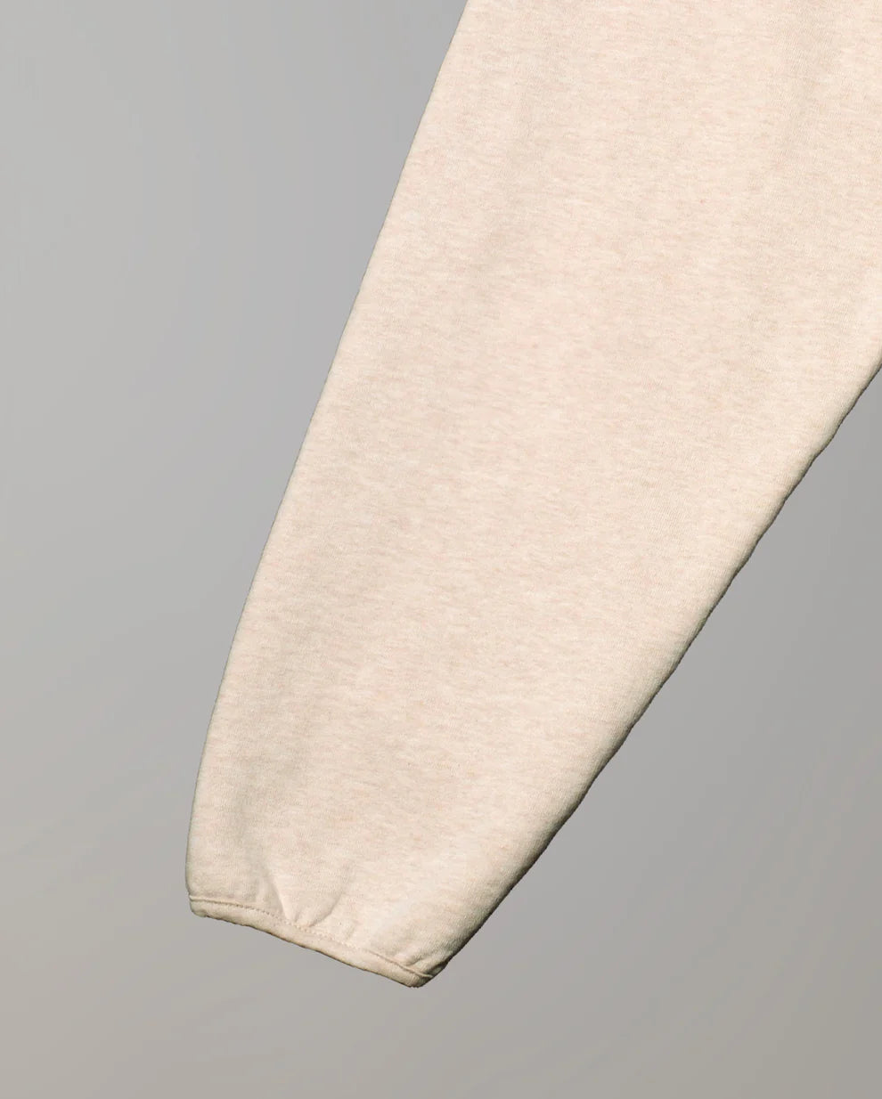 Ange Projects GOW shield adjustable crewneck - Oatmeal Melange