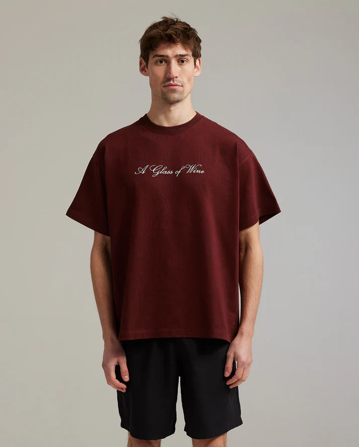 Ange Projects GOW script t-shirt - Bordeaux