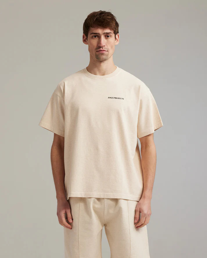 Ange Projects GOW classic t-shirt - Oatmeal Melange