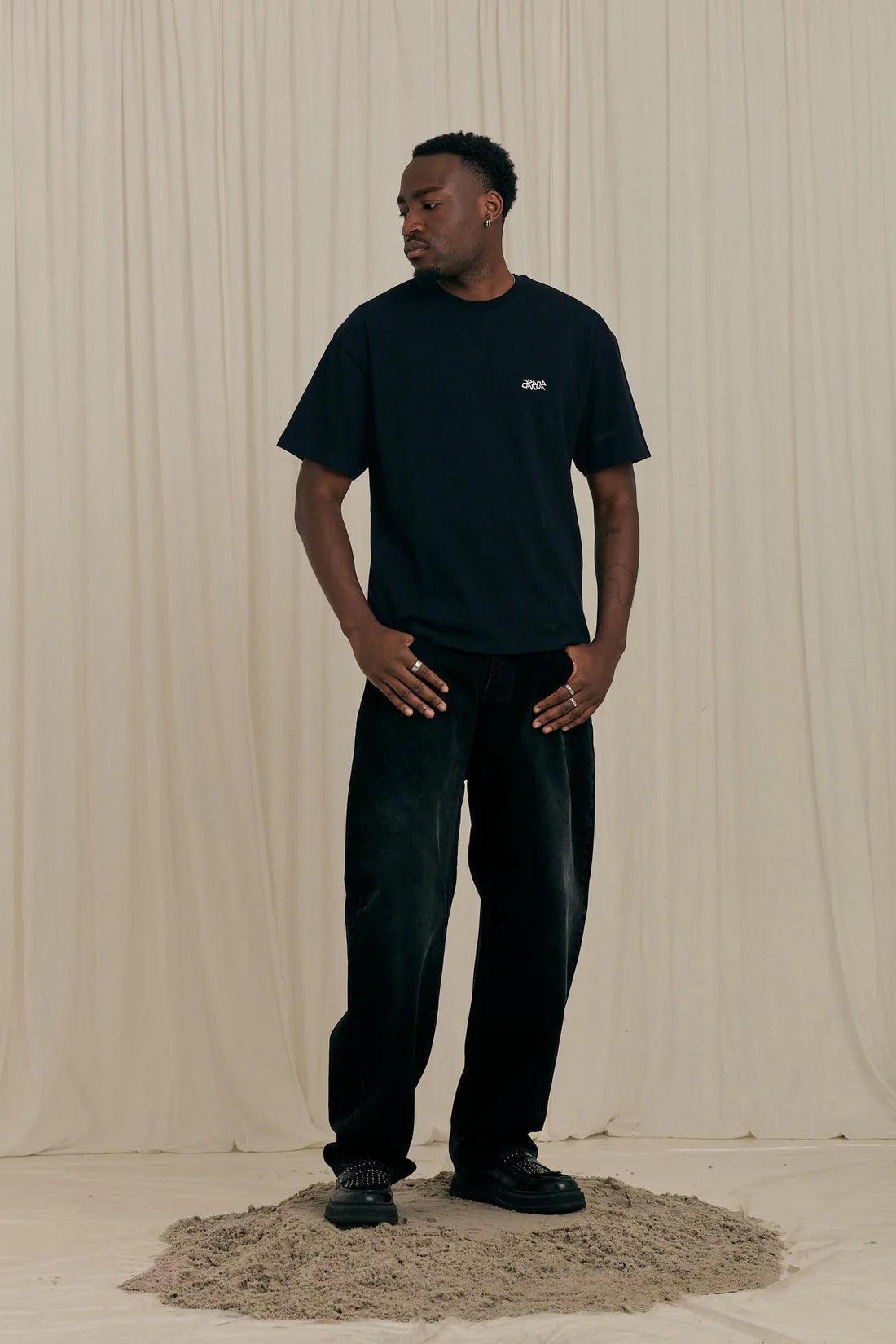 Arbor Antwerp Jasmine T-Shirt - Black/White