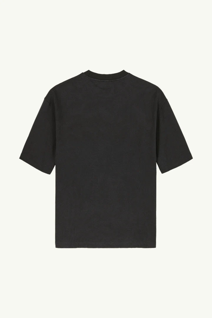 AMPÈRE August interlock Tee - Pirate Black