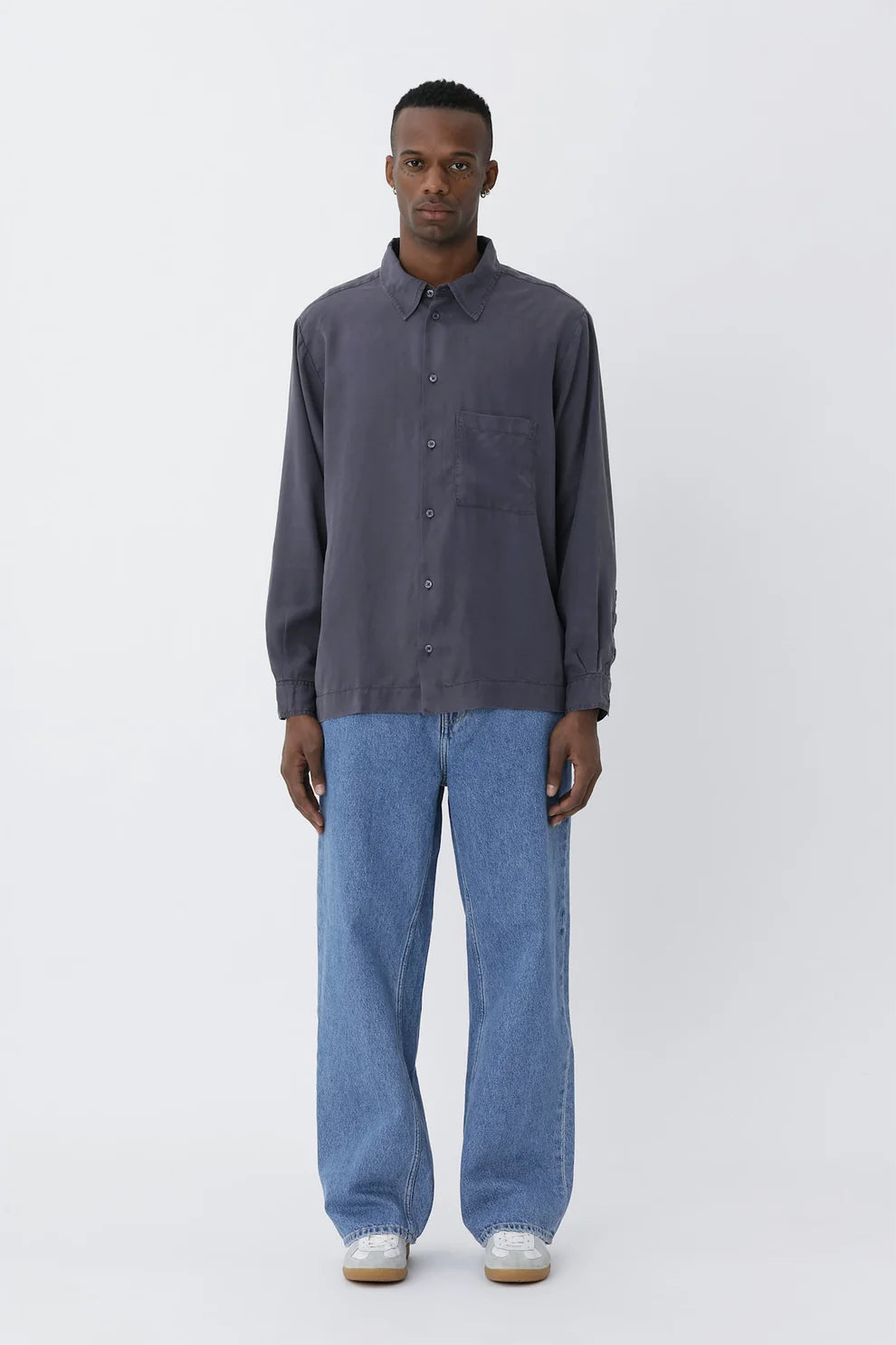 WON HUNDRED Penzo Shirt - Odyssey Grey