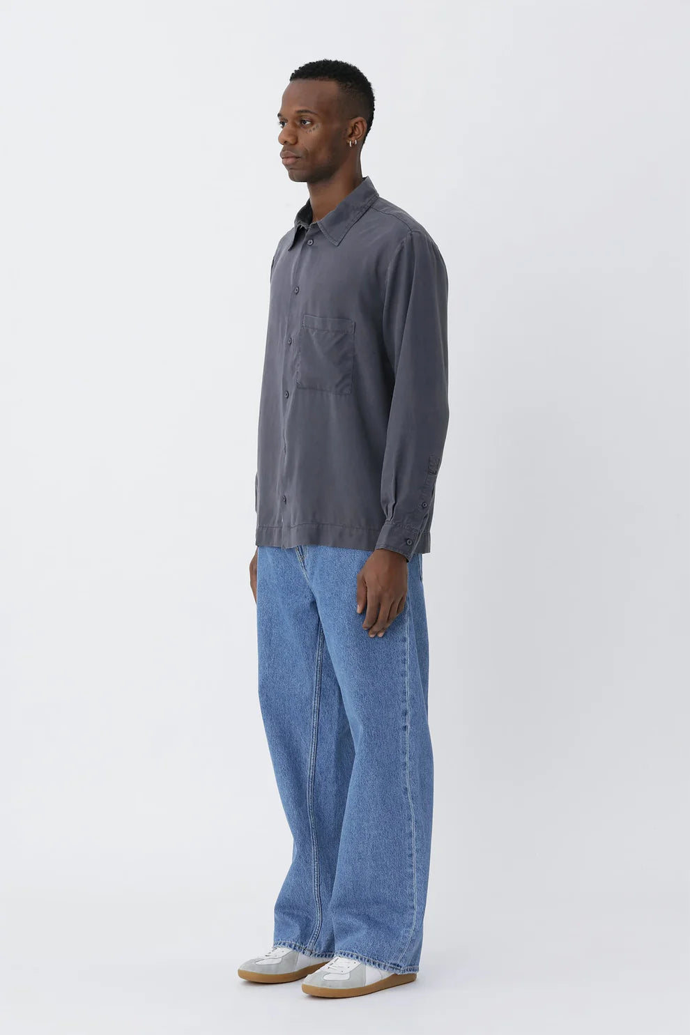 WON HUNDRED Penzo Shirt - Odyssey Grey
