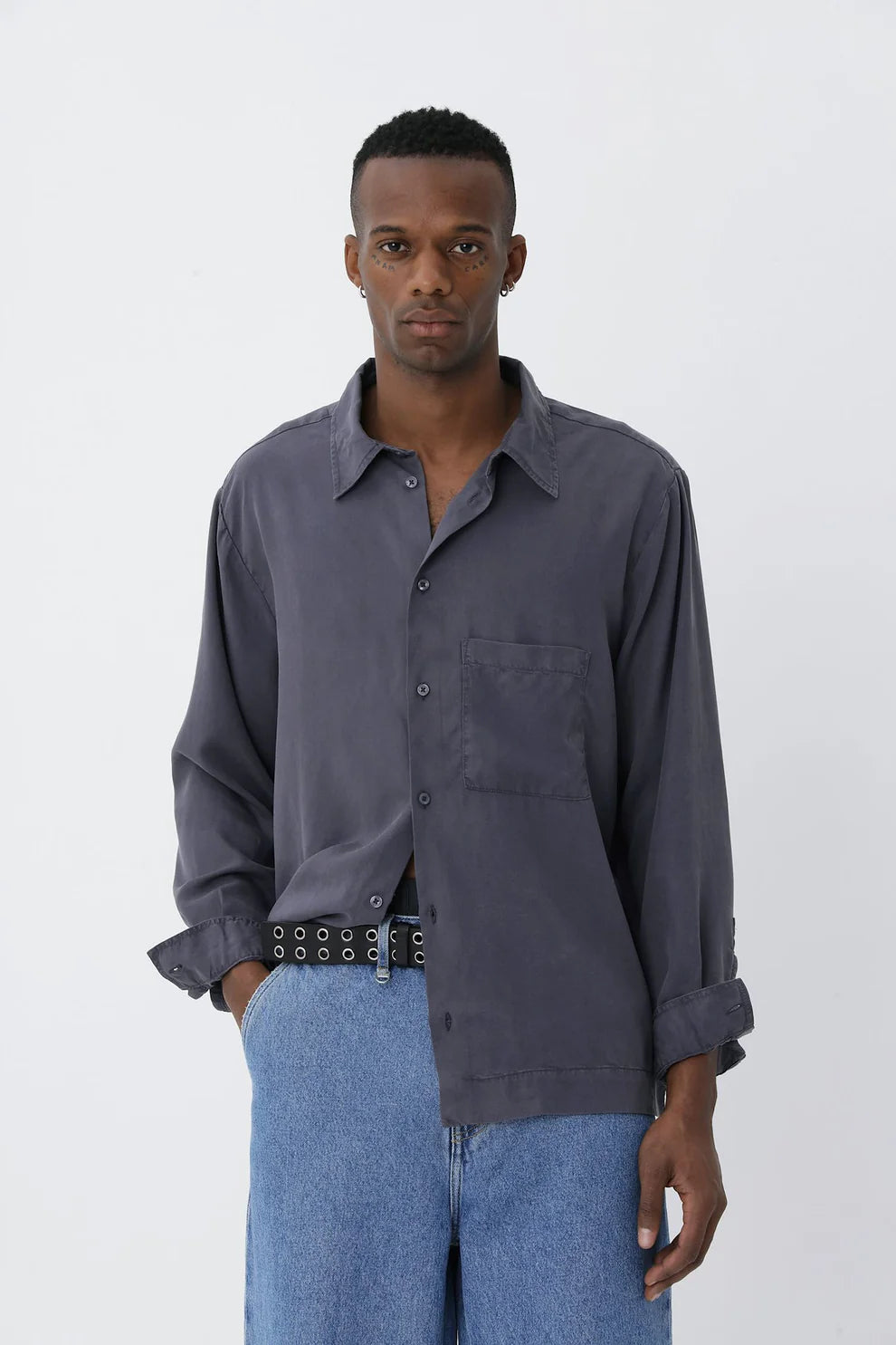 WON HUNDRED Penzo Shirt - Odyssey Grey