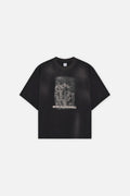 WON HUNDRED Houston Astro T-Shirt ￼- Washed Black