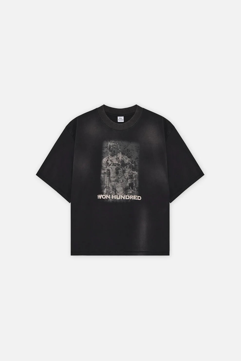 WON HUNDRED Houston Astro T-Shirt ￼- Washed Black