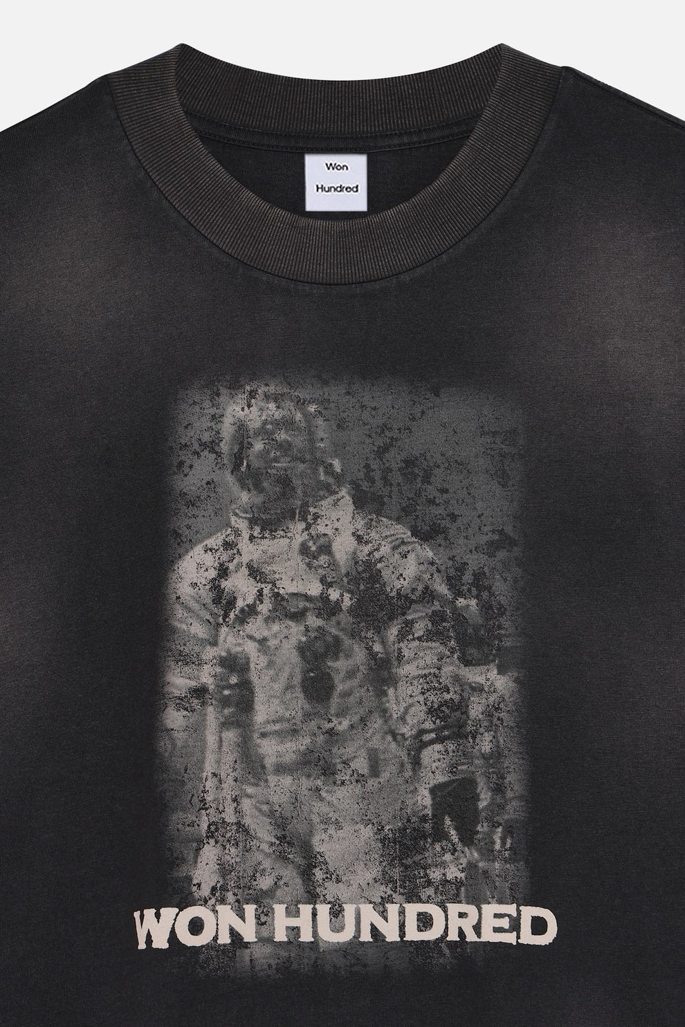 WON HUNDRED Houston Astro T-Shirt ￼- Washed Black