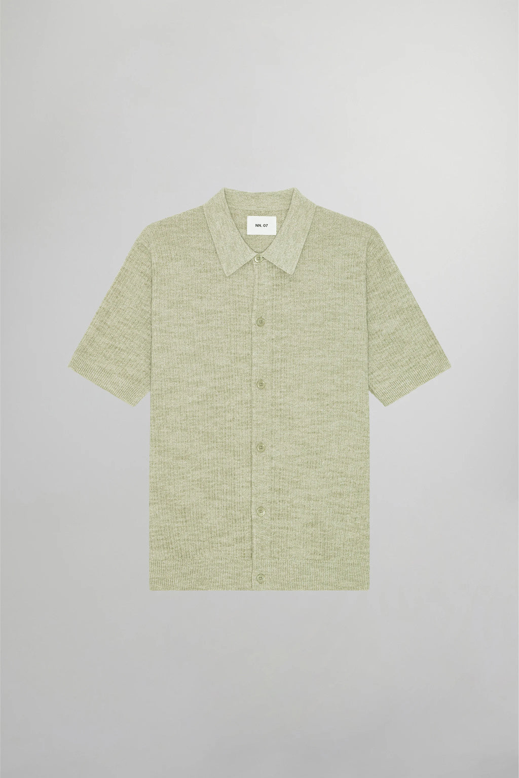 NN07 Nolan Polo Cardigan - Sage Green