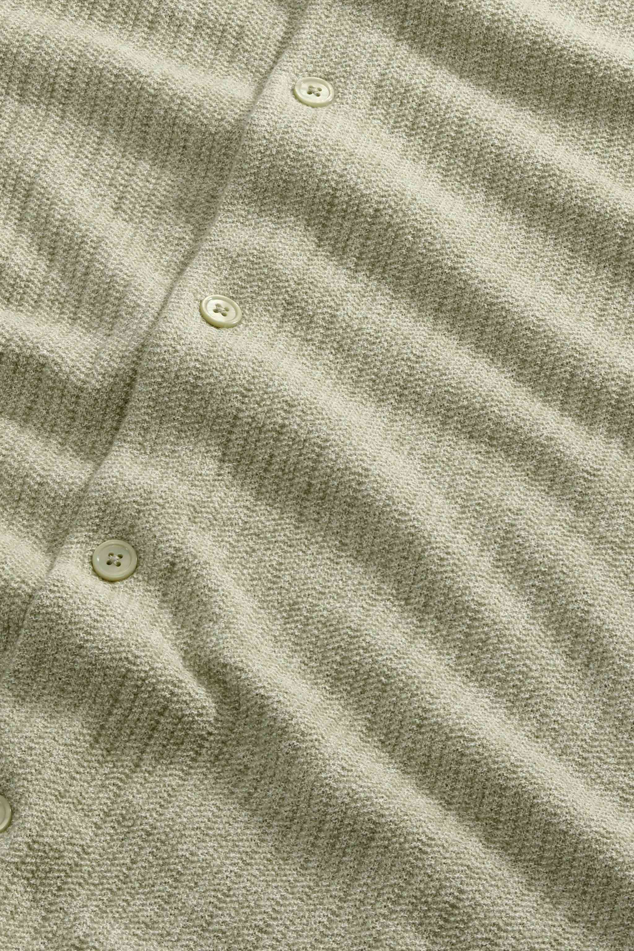 NN07 Nolan Polo Cardigan - Sage Green