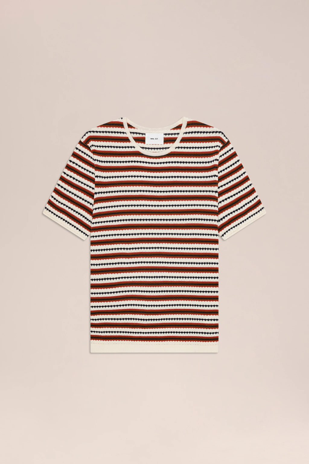 NN07 Bari T-Shirt - Ivory Multi