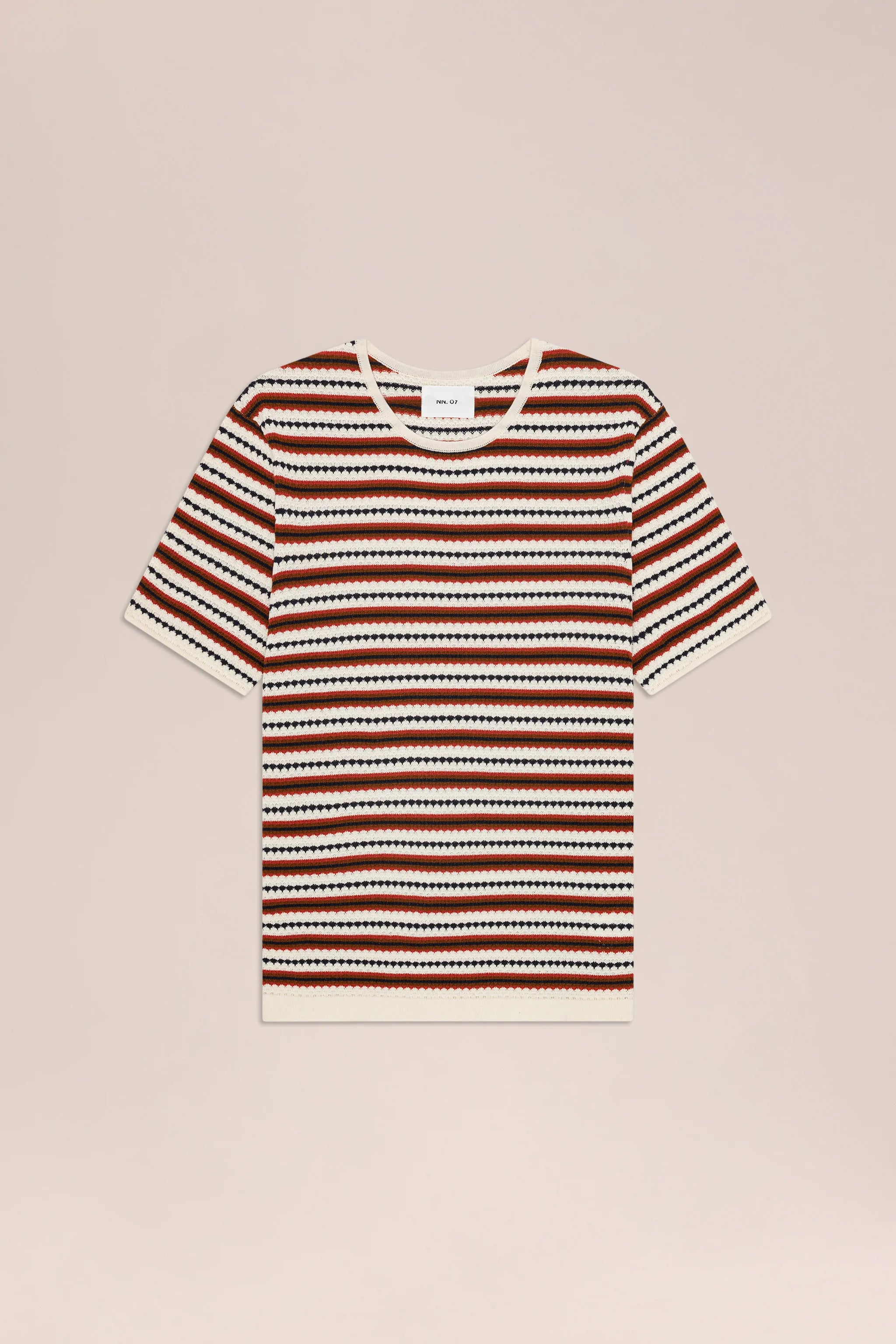 NN07 Bari T-Shirt - Ivory Multi
