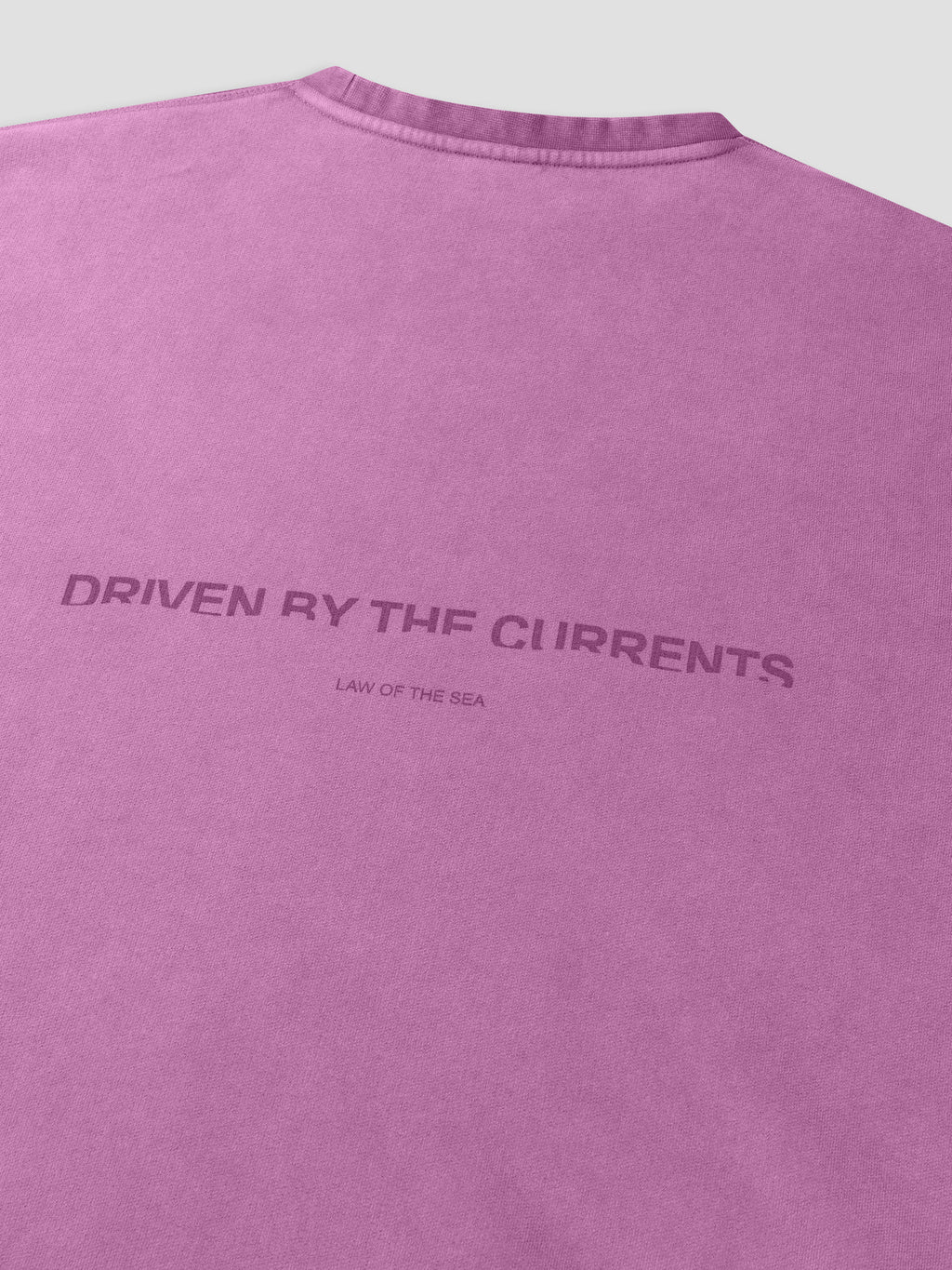 Law Of The Sea Torria Garment Dyed Crewneck - Mulberry