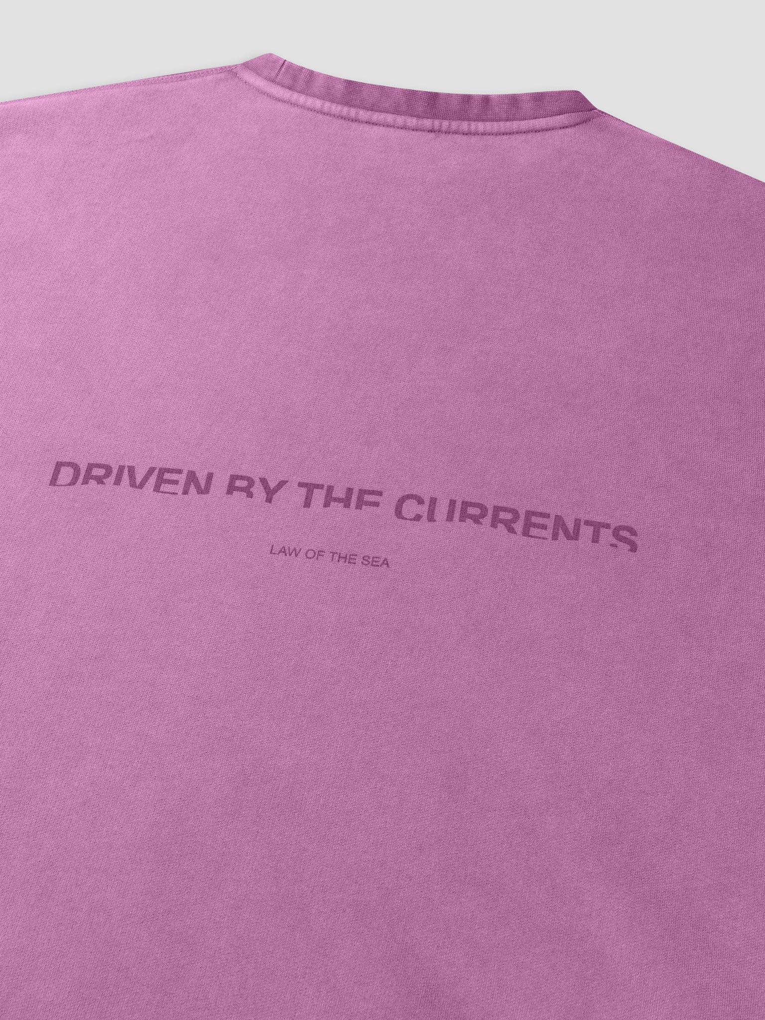 Law Of The Sea Torria Garment Dyed Crewneck - Mulberry