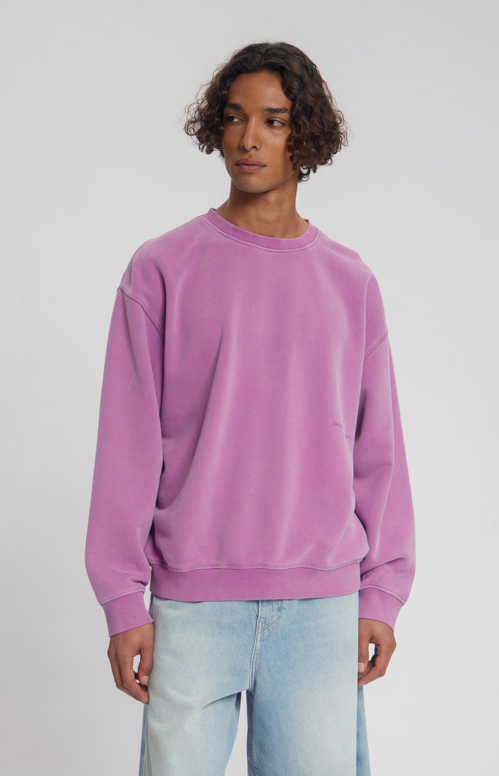 Law Of The Sea Torria Garment Dyed Crewneck - Mulberry