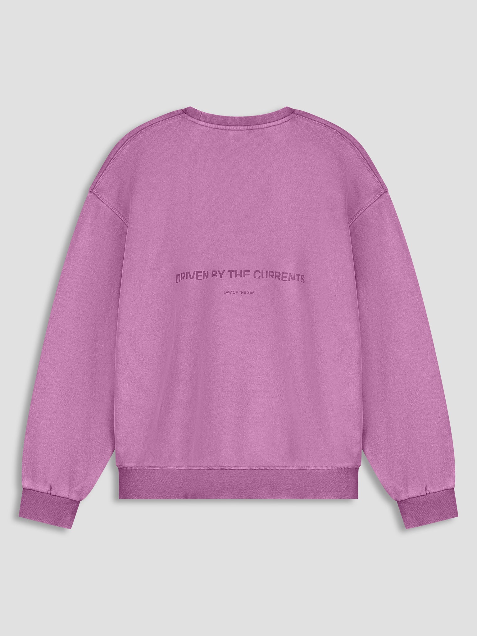 Law Of The Sea Torria Garment Dyed Crewneck - Mulberry