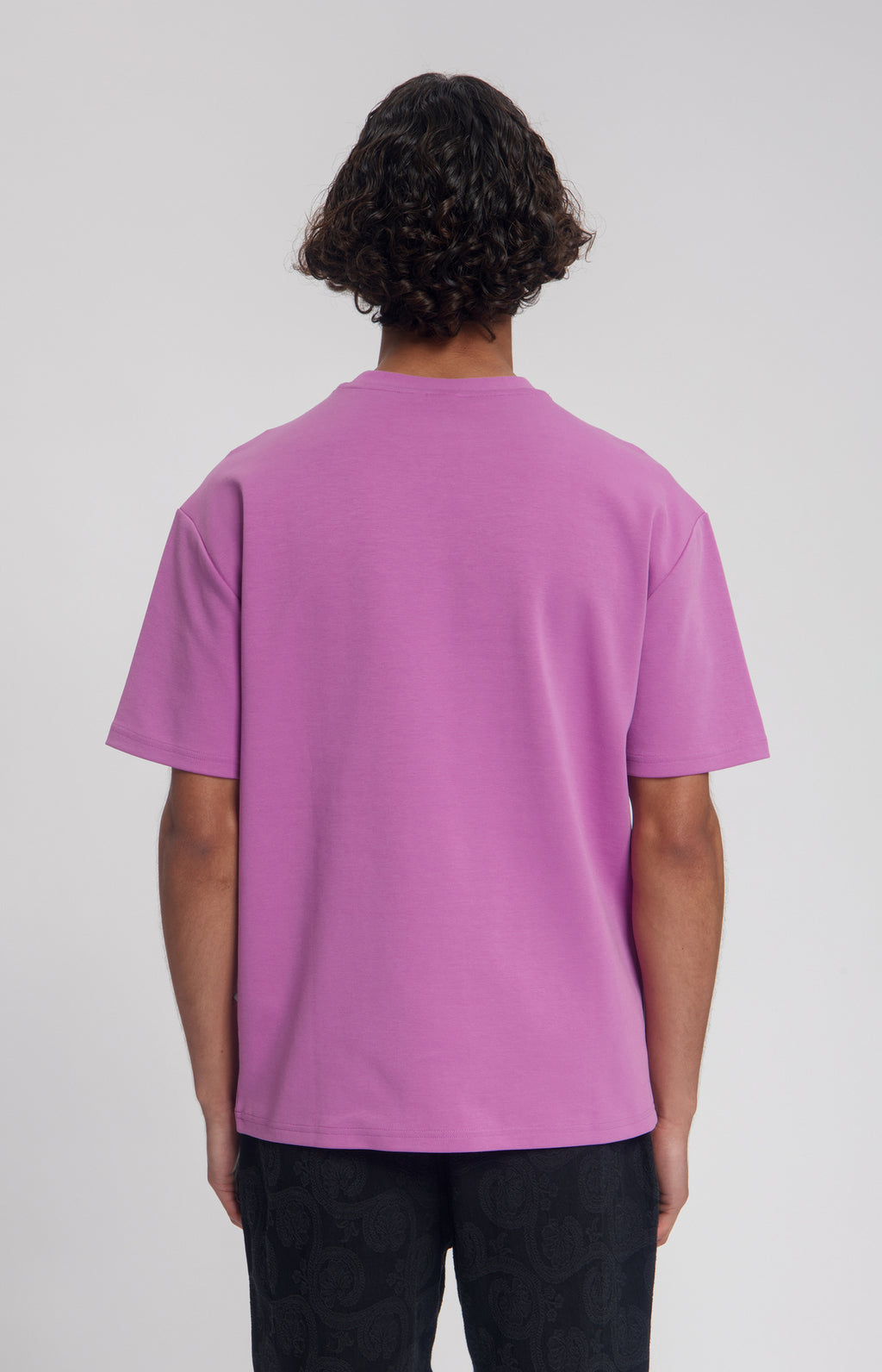 Law Of The Sea Displace Artwork Tee - Mulberry