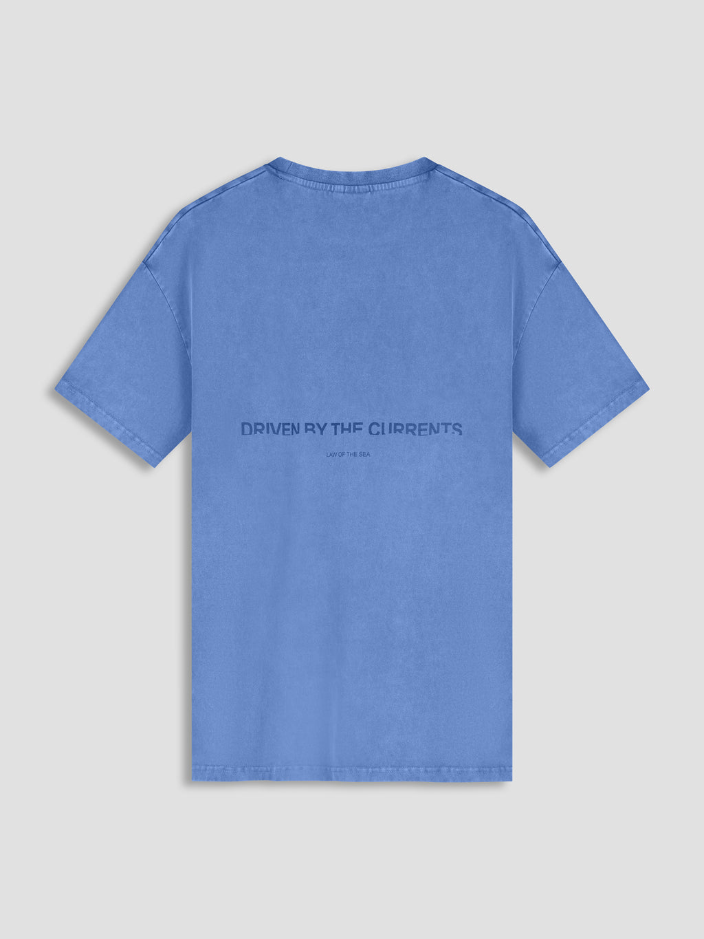 Law Of The Sea Aqualis Garment Dyed T-Shirt - Dutch Blue