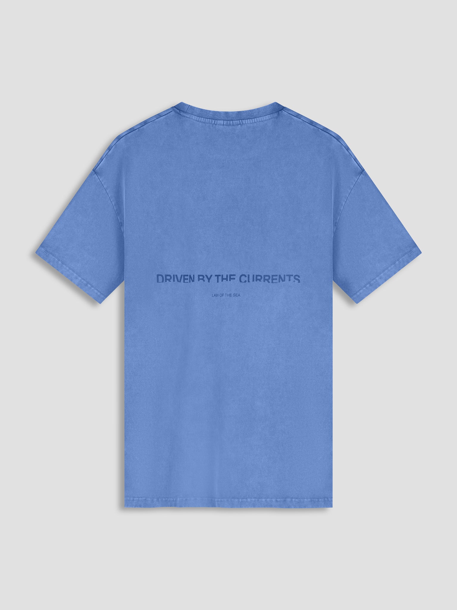 Law Of The Sea Aqualis Garment Dyed T-Shirt - Dutch Blue
