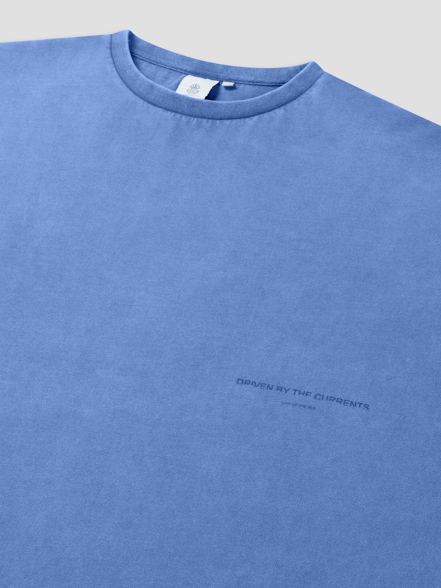 Law Of The Sea Aqualis Garment Dyed T-Shirt - Dutch Blue