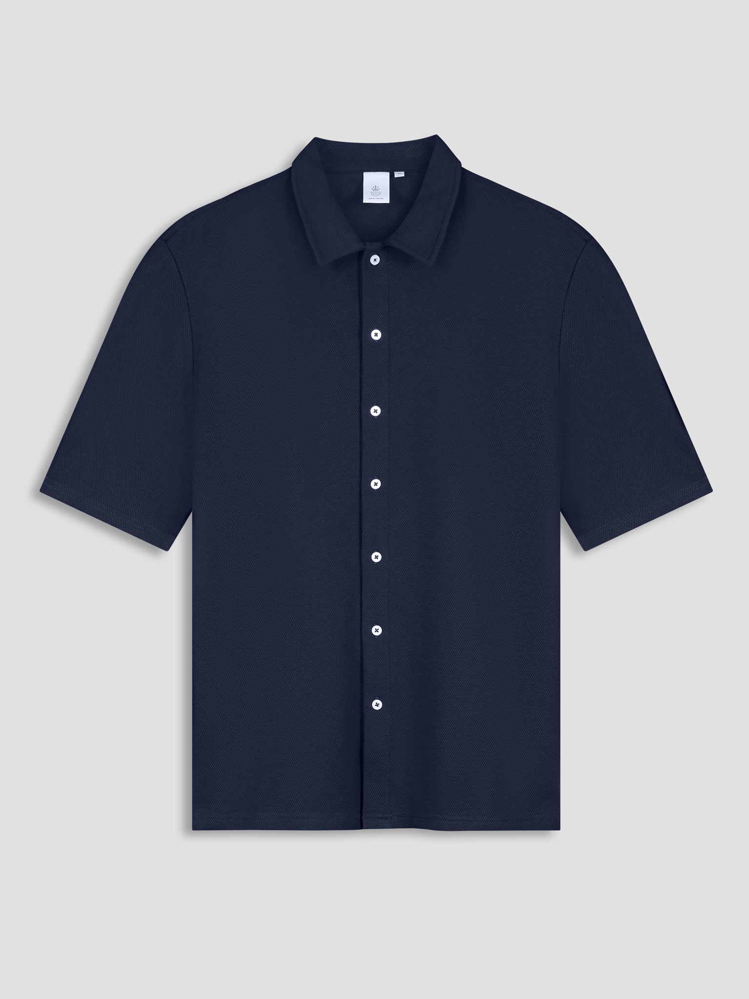 Law Of The Sea Bermuda Structured Shirt - Sky Captain