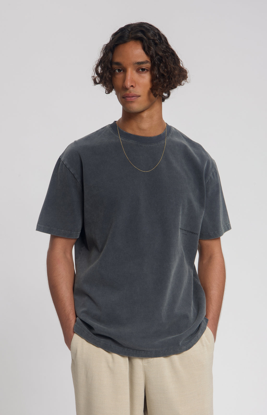 Law Of The Sea Aqualis Garment Dyed T-Shirt - Phantom