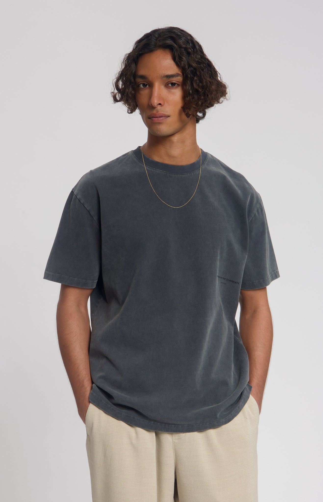 Law Of The Sea Aqualis Garment Dyed T-Shirt - Phantom