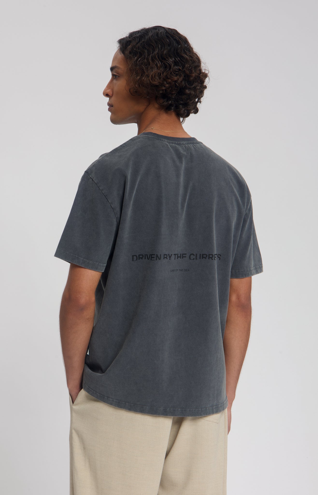 Law Of The Sea Aqualis Garment Dyed T-Shirt - Phantom