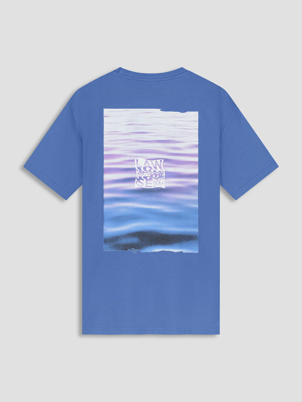 Law Of The Sea Gulf Stream Artwork T-Shirt - Dutch Blue