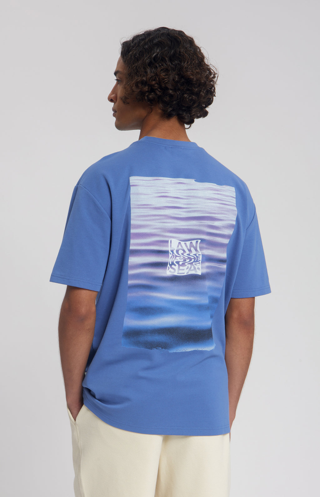 Law Of The Sea Gulf Stream Artwork T-Shirt - Dutch Blue