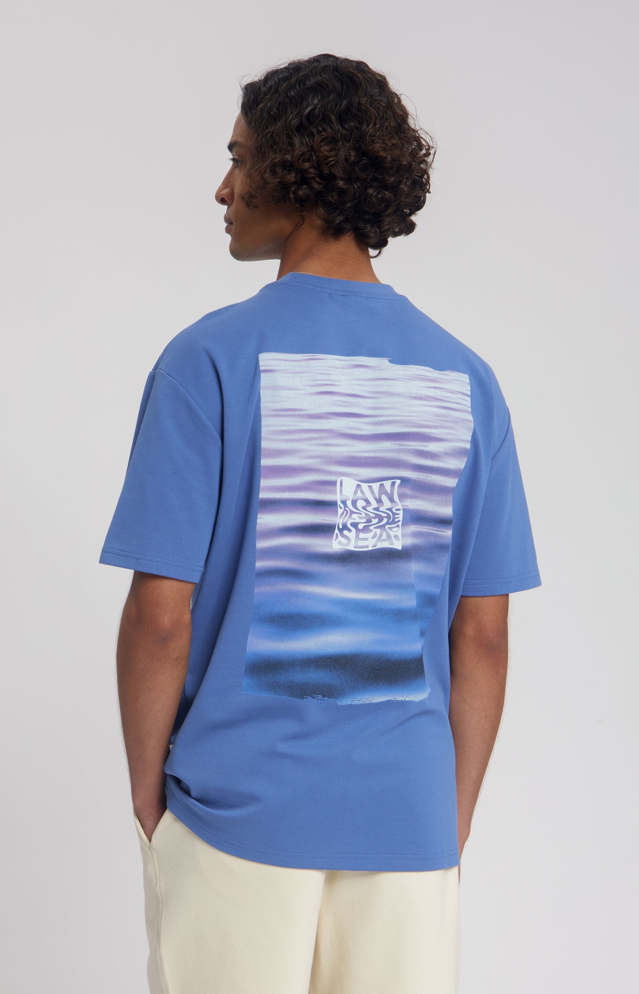 Law Of The Sea Gulf Stream Artwork T-Shirt - Dutch Blue