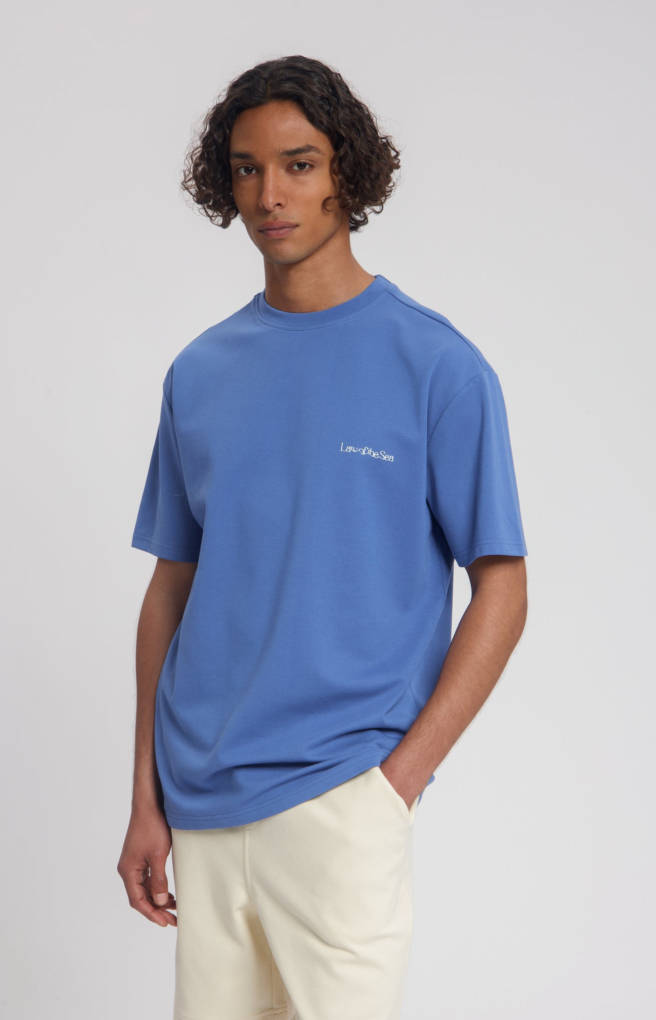 Law Of The Sea Gulf Stream Artwork T-Shirt - Dutch Blue
