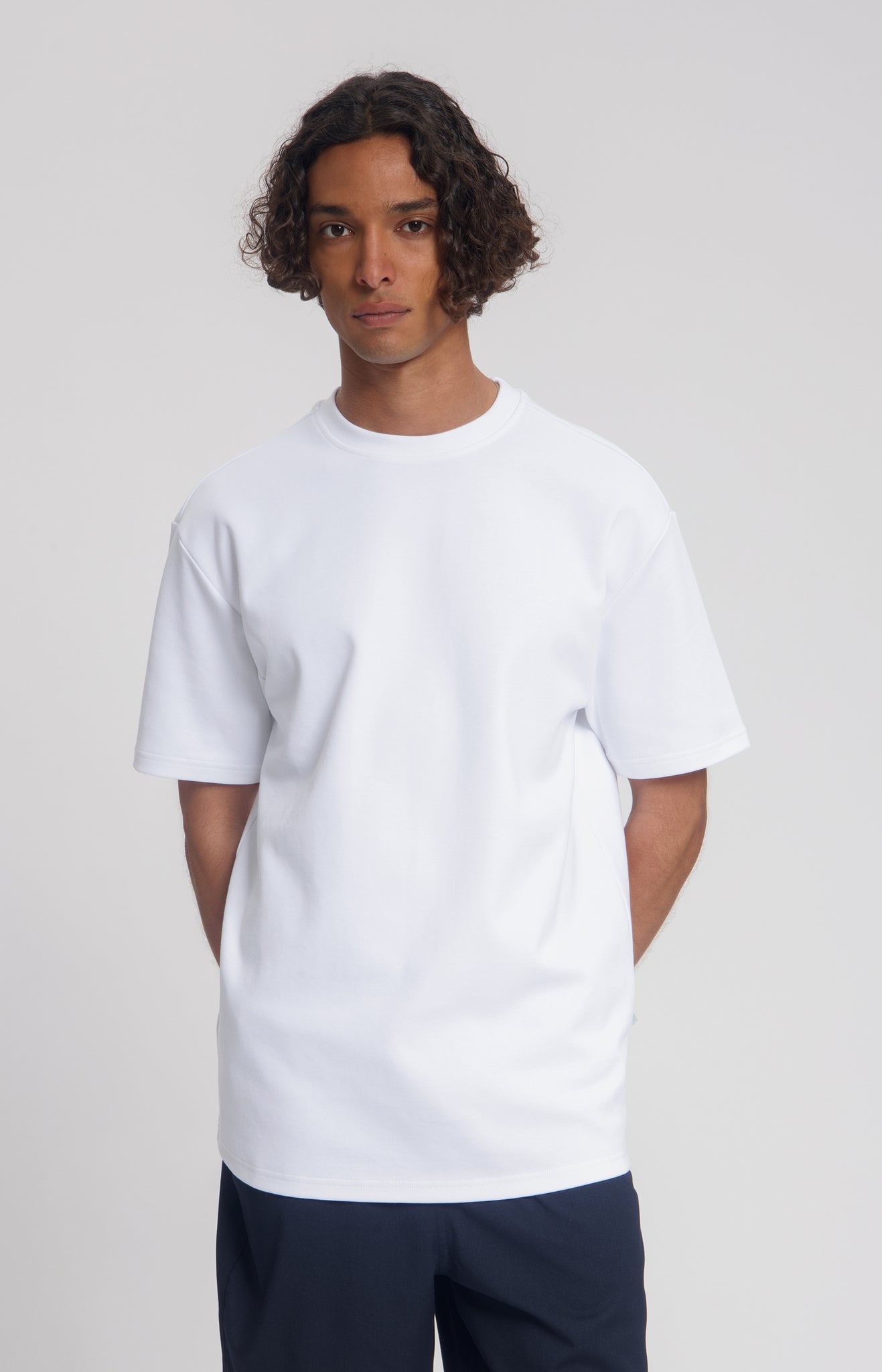 Law Of The Sea Currents Artwork Tee - Bright White